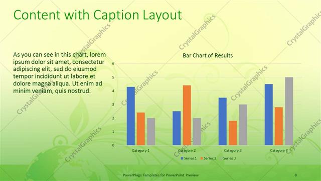 Content with Caption presentation slide layout