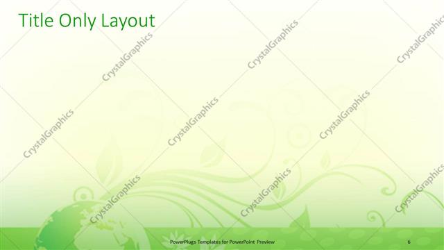 Title Only presentation slide layout