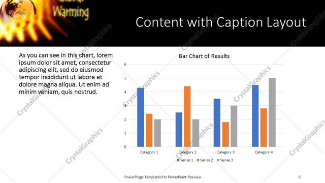 Content with Caption presentation slide layout