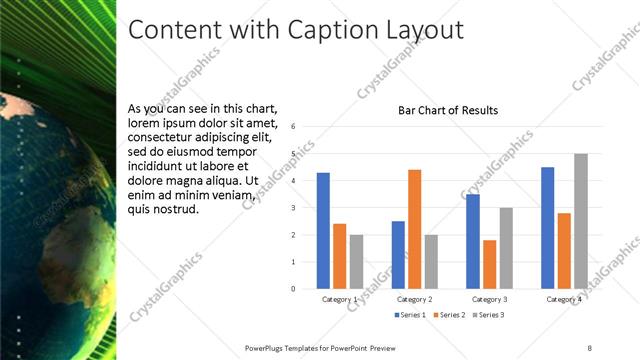 Content with Caption presentation slide layout