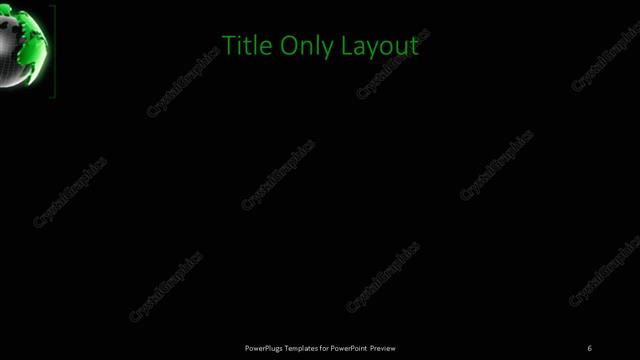 Title Only presentation slide layout