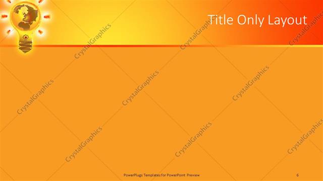 Title Only presentation slide layout