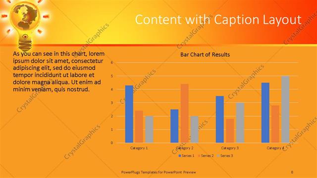 Content with Caption presentation slide layout