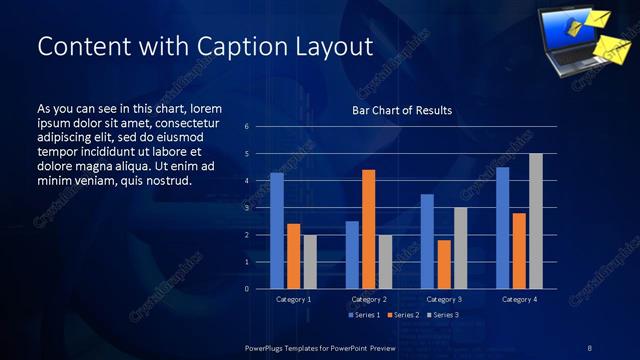 Content with Caption presentation slide layout