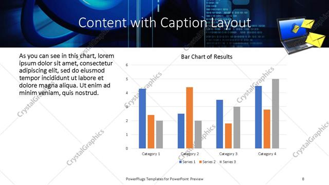 Content with Caption presentation slide layout