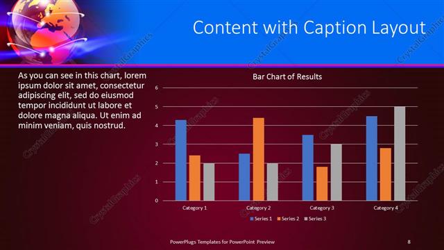 Content with Caption presentation slide layout