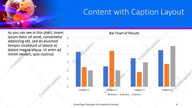 Content with Caption presentation slide layout