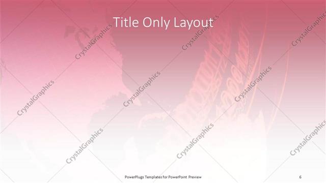 Title Only presentation slide layout