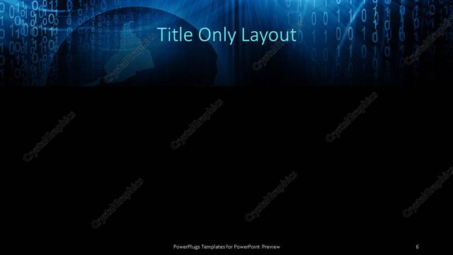 Title Only presentation slide layout