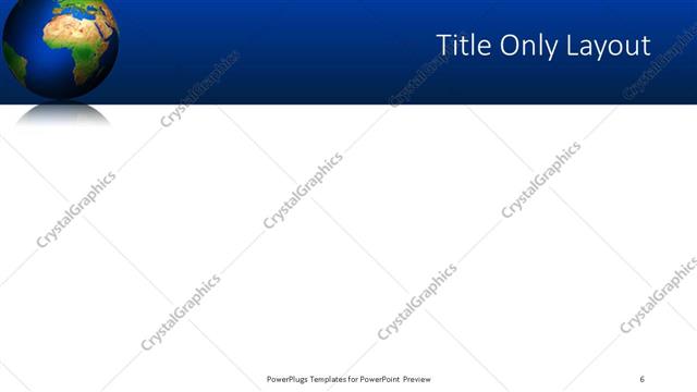 Title Only presentation slide layout