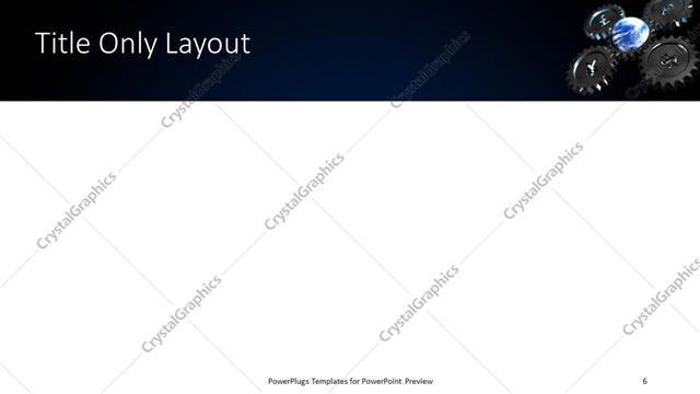 Title Only presentation slide layout