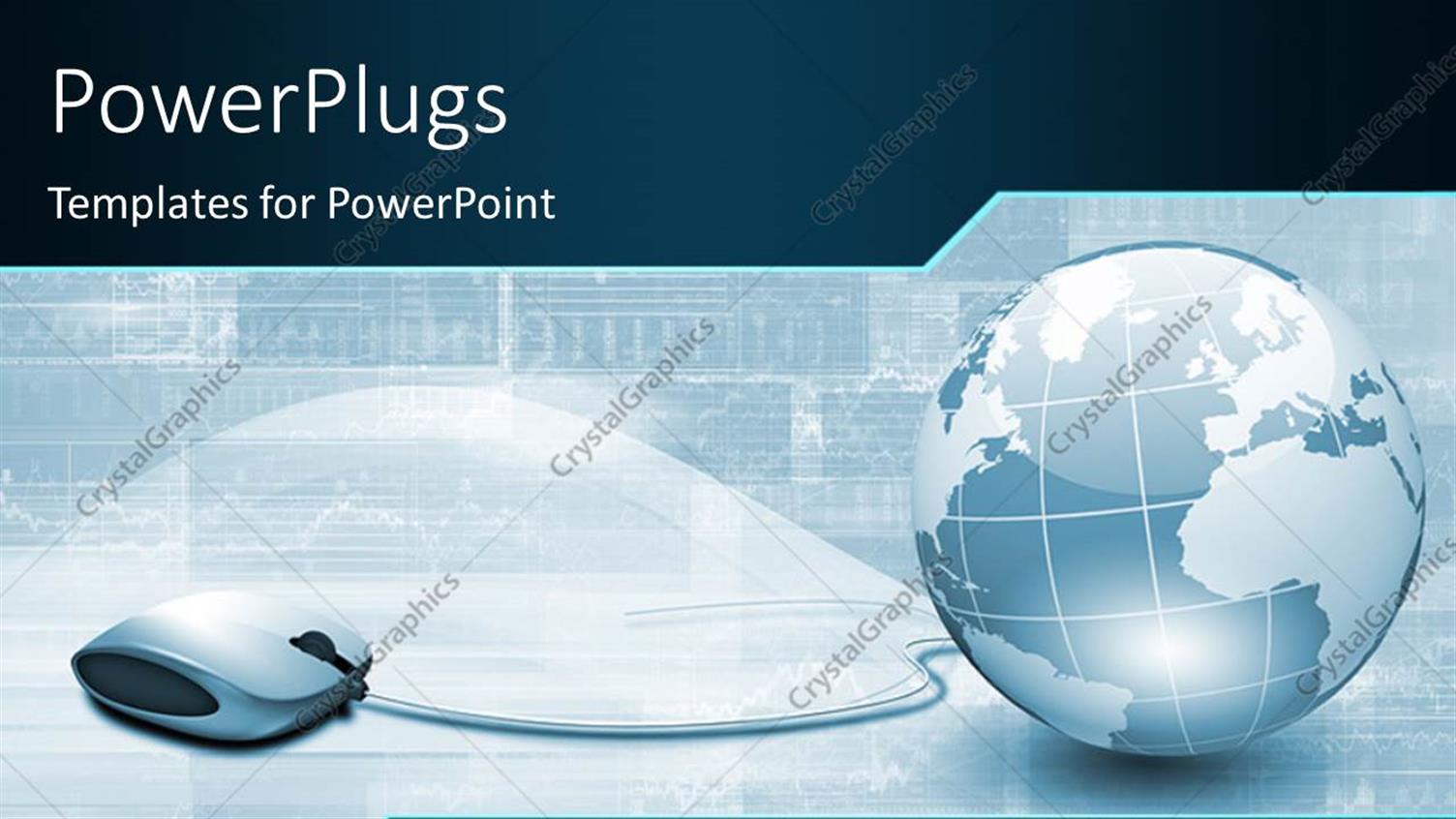 Featuring a Globe with a Mouse and Bluish Background