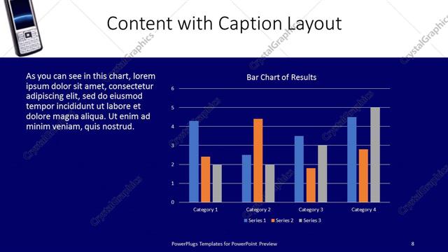 Content with Caption presentation slide layout