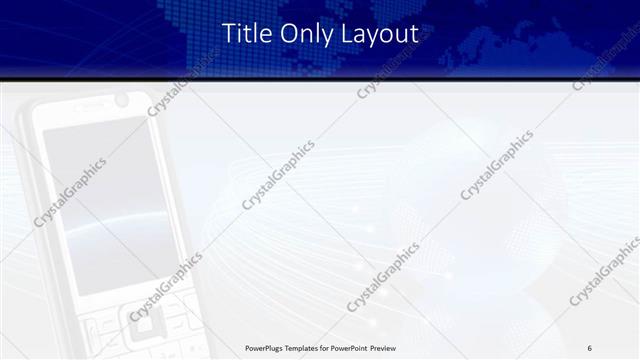 Title Only presentation slide layout