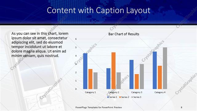 Content with Caption presentation slide layout