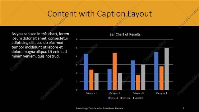 Content with Caption presentation slide layout