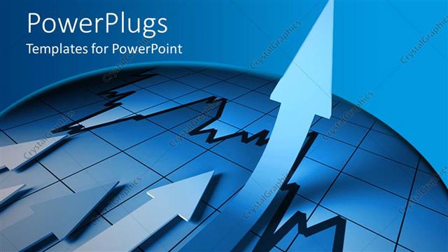 Presentation with arrows - The globe with a number of arrows