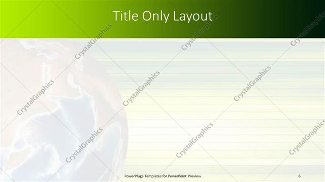 Title Only presentation slide layout