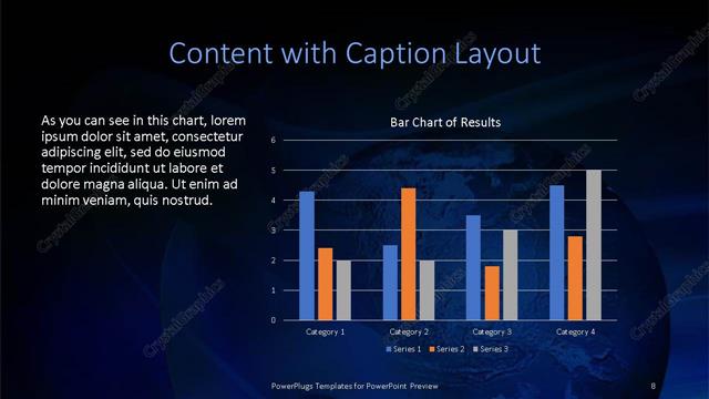 Content with Caption presentation slide layout