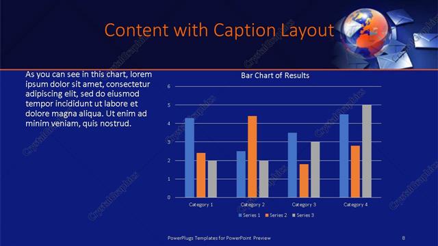 Content with Caption presentation slide layout