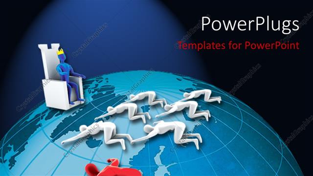  Presentation with think - A globe with a number of people dead