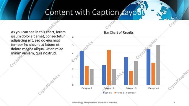 Content with Caption presentation slide layout