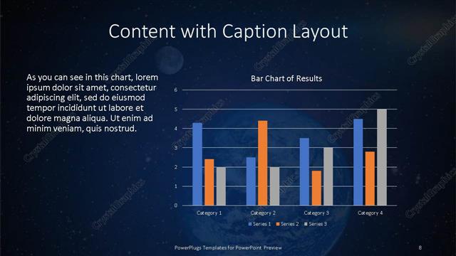 Content with Caption presentation slide layout