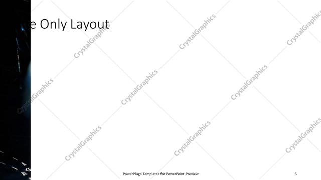 Title Only presentation slide layout