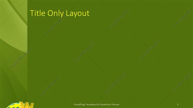 Title Only presentation slide layout