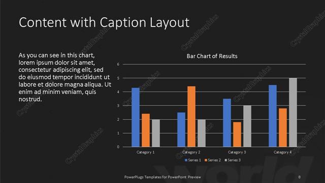 Content with Caption presentation slide layout