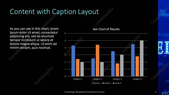 Content with Caption presentation slide layout