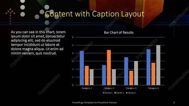Content with Caption presentation slide layout