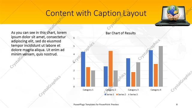 Content with Caption presentation slide layout