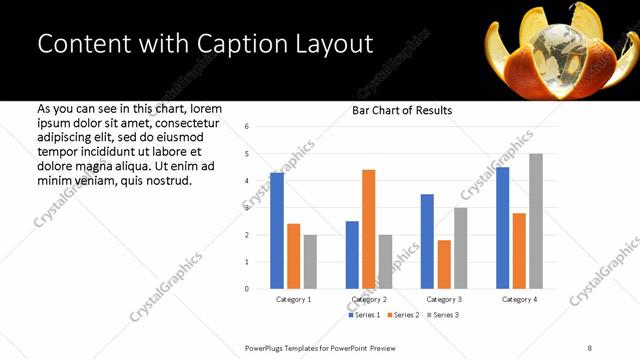 Content with Caption presentation slide layout