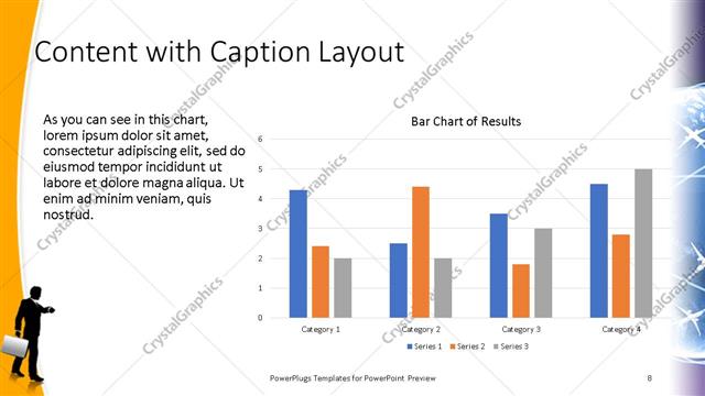 Content with Caption presentation slide layout