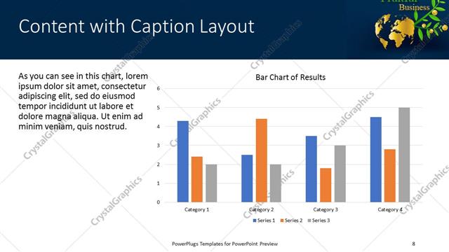 Content with Caption presentation slide layout