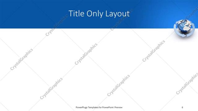 Title Only presentation slide layout