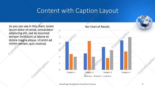 Content with Caption presentation slide layout