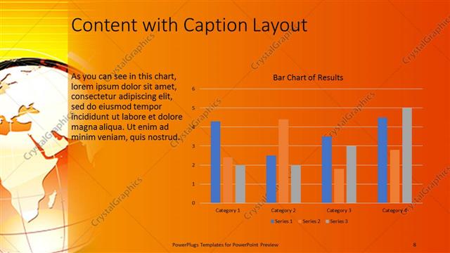 Content with Caption presentation slide layout