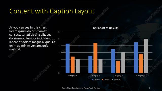 Content with Caption presentation slide layout