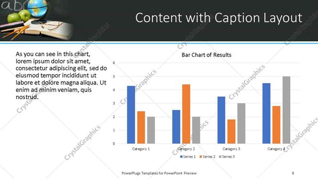 Content with Caption presentation slide layout