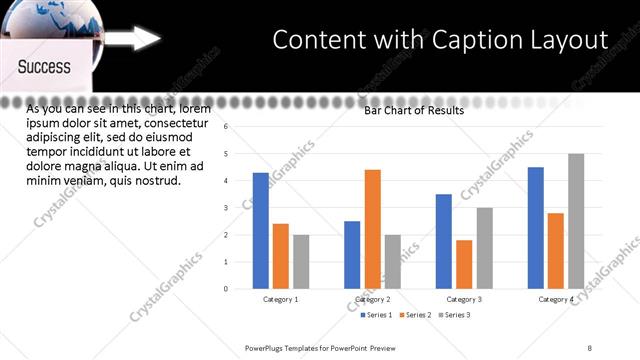 Content with Caption presentation slide layout