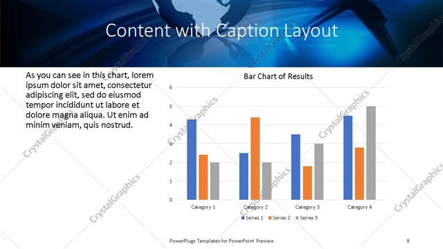 Content with Caption presentation slide layout