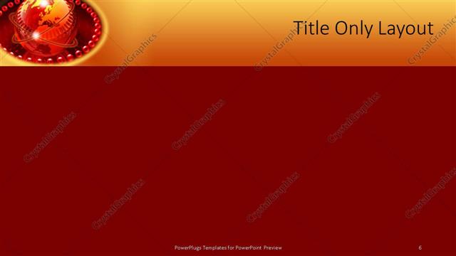Title Only presentation slide layout