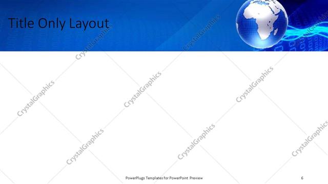 Title Only presentation slide layout