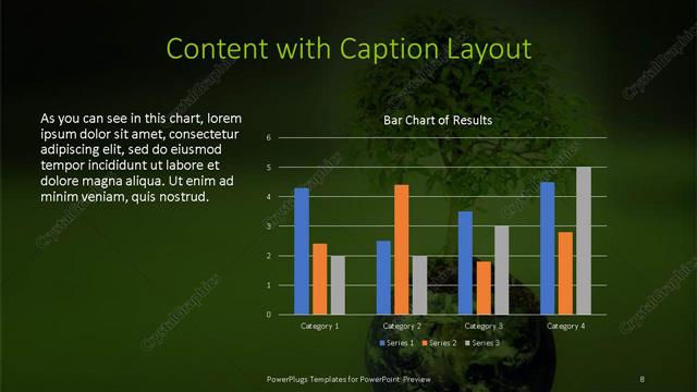 Content with Caption presentation slide layout