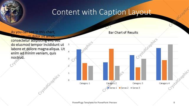 Content with Caption presentation slide layout