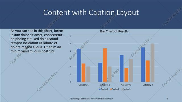 Content with Caption presentation slide layout