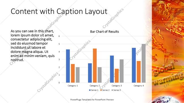 Content with Caption presentation slide layout