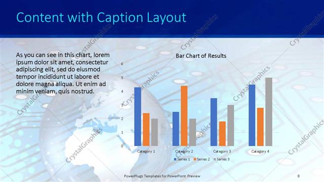 Content with Caption presentation slide layout